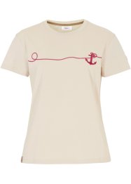 T-shirt met borduursel, bpc bonprix collection