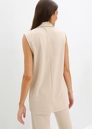 Lang mouwloos vest, BODYFLIRT