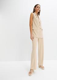 Lang mouwloos vest, BODYFLIRT