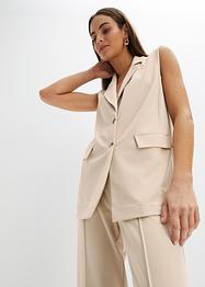 Lang mouwloos vest, BODYFLIRT