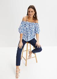Gedessineerde blouse van viscose, BODYFLIRT