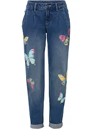 Barrel jeans met print, bonprix