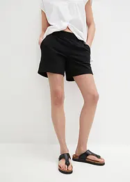 Sweat short met hoge band, bonprix