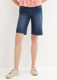 Stretch jeans bermuda met comfortband, bpc bonprix collection