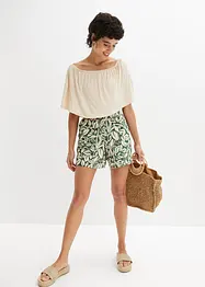 Jersey short van een elastische katoenmix, bonprix