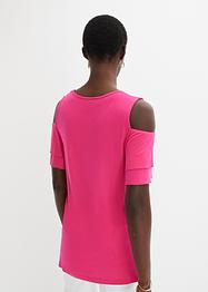 Longshirt met vleugelmouwen en cut-outs van viscose, bpc bonprix collection