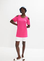 Longshirt met vleugelmouwen en cut-outs van viscose, bpc bonprix collection