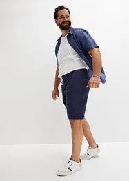 Regular fit bermuda van linnen, bonprix