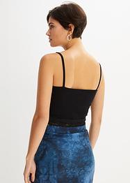 Cropped top met kant (set van 2), RAINBOW
