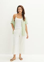 Culotte met linnen, tot op de kuit, bpc bonprix collection