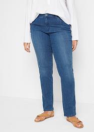 Stretch jeans met turn-ups, John Baner JEANSWEAR
