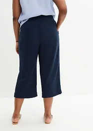 Culotte met linnen, tot op de kuit, bonprix