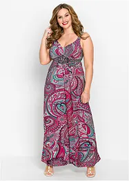 Maxi jurk met applicaties, bonprix