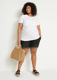 Zwangerschaps paperbag jeansshort, bpc bonprix collection