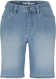 Straight jeans bermuda,  mid waist, bonprix
