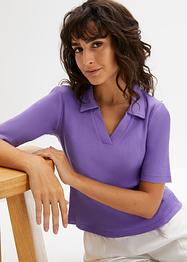 Geribd poloshirt, halflange mouw, bpc bonprix collection