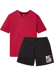 Shortama van biologisch katoen (2-dlg. set), bonprix