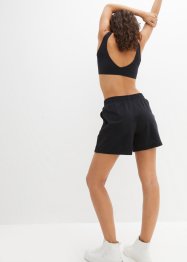 Sweat short met mesh, bpc bonprix collection