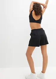 Sweat short met mesh, bonprix