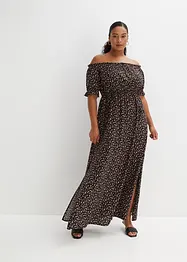 Gedessineerde maxi jurk van viscose, bonprix