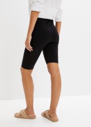 Comfortabele high waist biker short van geribde jersey, bpc bonprix collection