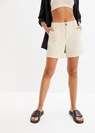 High waist short van twill, bonprix