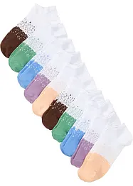 Sneakersokken met biologisch katoen (10 paar), bonprix