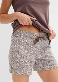 Shortama met sierlijk kant, bonprix