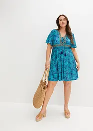 Gedessineerde jersey jurk, bonprix