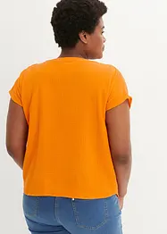 Mousseline blousetop van katoen, bonprix