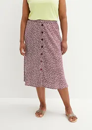 Viscose midi rok met zakken, bonprix