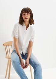 Blouse met broderie anglaise, BODYFLIRT