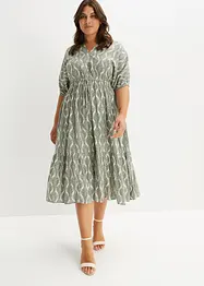 Maxi jurk van soepele viscose, bonprix