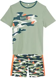 Jongens T-shirt en korte broek (2-dlg. set), bonprix