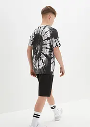 Jongens T-shirt en korte broek (2-dlg. set) van biologisch katoen, bonprix