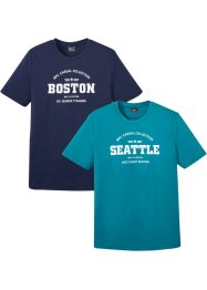 T-shirt (set van 2), bpc bonprix collection