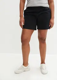 Sweat short met hoge band, bonprix