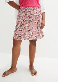 Knielange rok van viscose met zakken, bpc bonprix collection