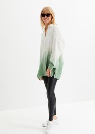 Lange blouse van mousseline met kleurverloop, RAINBOW