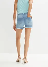 Jeans short met borduursel, bonprix