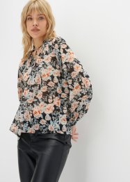 Chiffon blouse met bloemenpatroon, RAINBOW