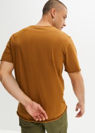 T-shirt met V-hals van biologisch katoen Cradle to Cradle Certified® zilver (set van 2), RAINBOW