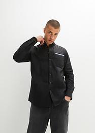 Twill overhemd met lange mouwen, John Baner JEANSWEAR