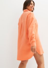 Mousseline nachthemd oversized met knoopsluiting, bpc bonprix collection
