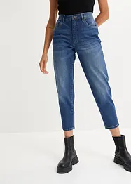 Stretch mom jeans met biologisch katoen, cropped, bonprix