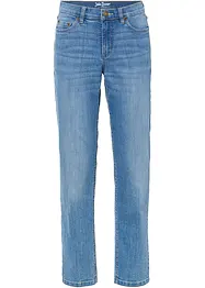 Cropped mid waist jeans, straight, bonprix