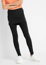 Sportlegging met rok, cropped, bonprix