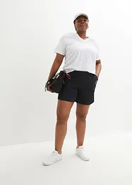 Sweat short met mesh, bonprix