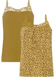 Top met kant (set van 2), RAINBOW