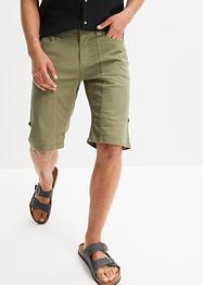 Stretch bermuda met turn-ups, regular fit, bpc bonprix collection